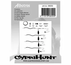 CYPRIHUNT Leadcore Safety Rig Kit -Roofvis Winkel cyprihunt cyprihunt leadcore safety rig kit 1