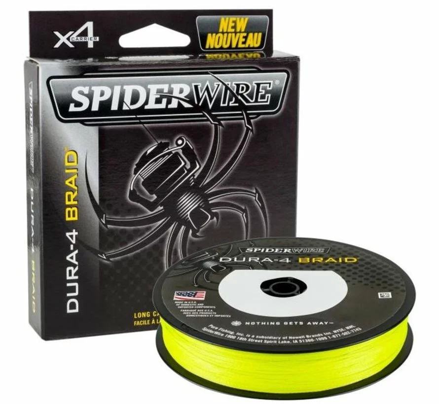 SPIDERWIRE Dura4 Braid Yellow 300m 3 SPIDERWIRE Dura4 Braid Yellow 300m