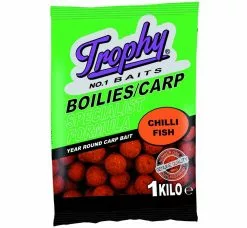 Trophy Baits TROPHY Boilies 1kg/15mm Chili Fish